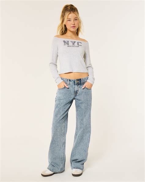 Low Rise Jeans für Damen – Low Waist Jeans | Hollister Co.