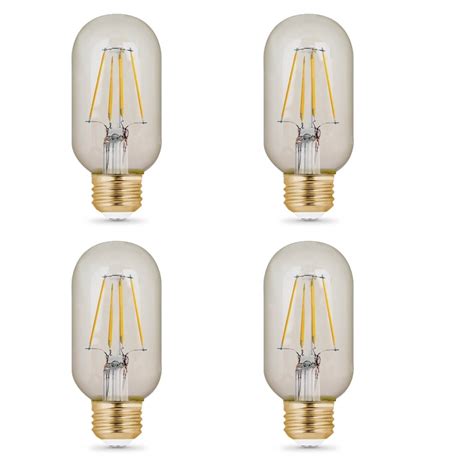 Feit Electric 40 Watt Eq Soft White T14 E26 Base Dimmable Original Vintage Amber Glass Fil