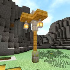 20 Ideas De Postes De Luz Minecraft Minecraft Construcciones