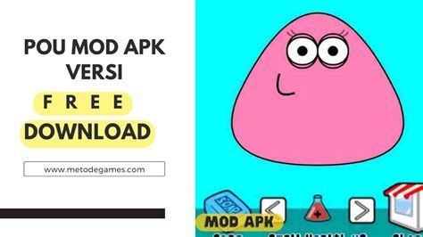 Download Pou Mod Apk Versi Terbaru Unlimted Money And Coins