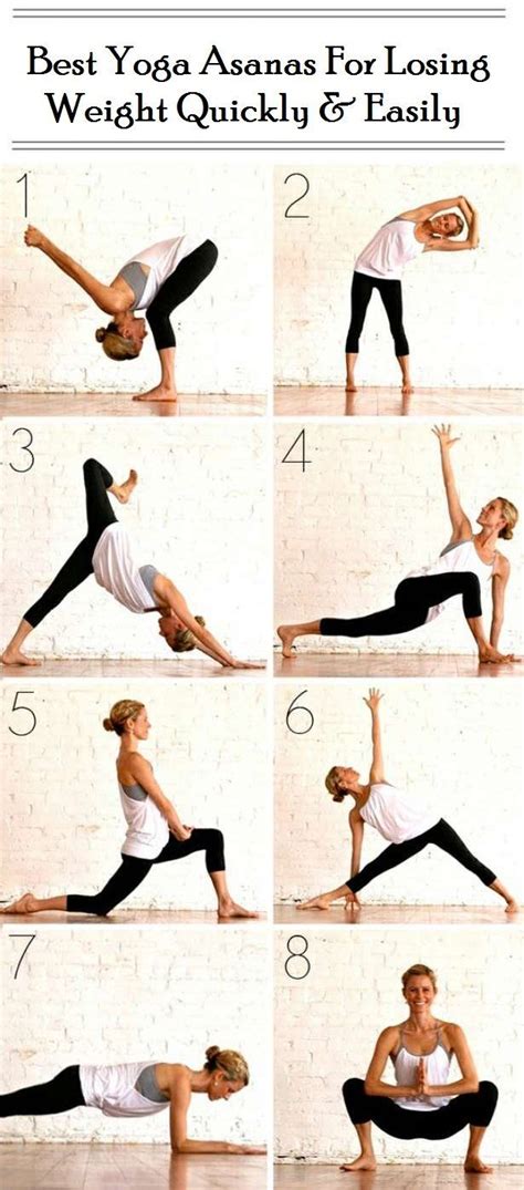 24 Best Yoga Poses To Lose Weight Quickly And Easily Yoga Poses Yoga