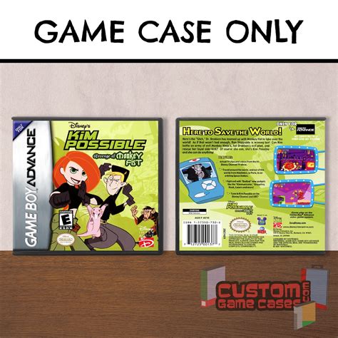 Disney S Kim Possible Revenge Of Monkey Fist Gba Game Boy Advance