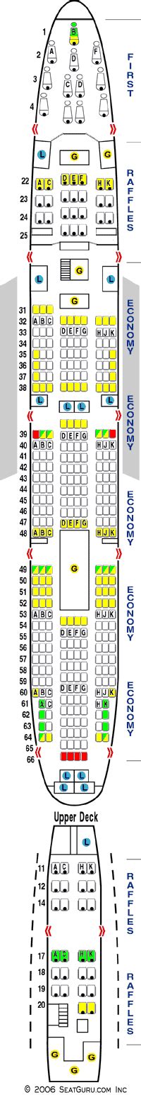 SeatGuru Seat Map Singapore Airlines