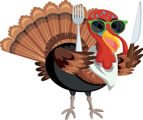 A turkey character,Thanksgiving Turkey,Character of a turkey bird ...