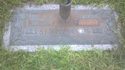 Albert Joseph Singleton 1886 1972 Find A Grave Memorial