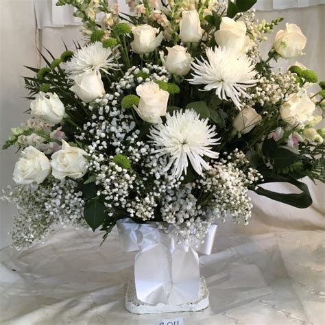 White Rose Funeral Flower – Rose of Sharon