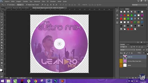 Como Fazer Capa De Cd Personalizada No Photoshop Cs6 Youtube