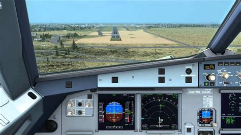 FSX: Airbus A320 landing at KDAB - YouTube