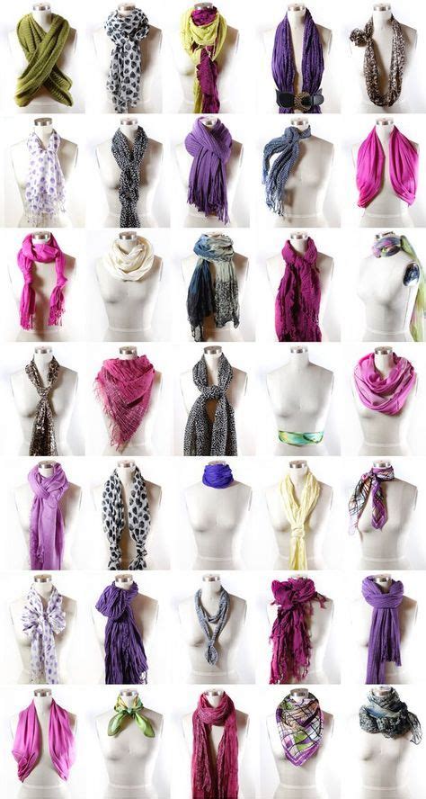 40 Ways To Tie A Scarf European Fashion How To Wear Scarves How To