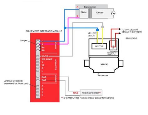 Honeywell Zone Valve Wiring Colours