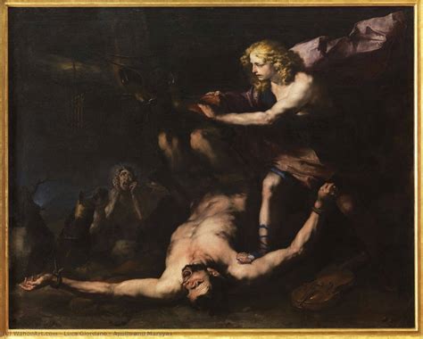 Oil Painting Replica Apollo And Marsyas 1657 By Luca Giordano 1634