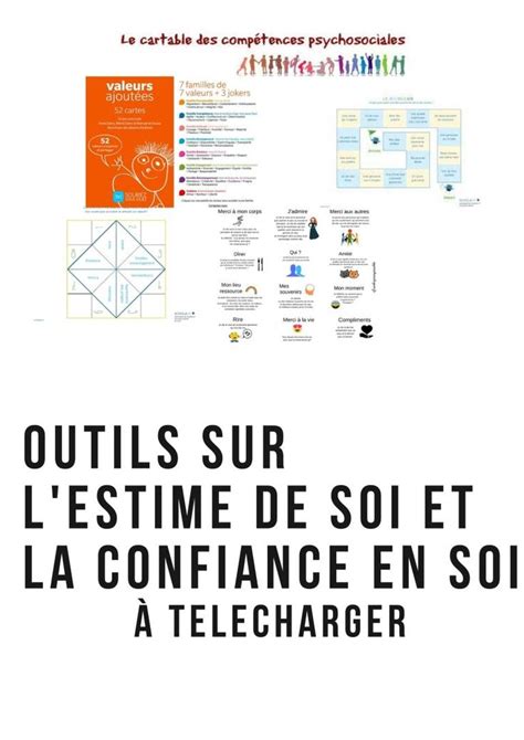 Outils Sur Lestime De Soi Confiance En Soi T L Charger Virginie