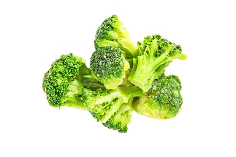 Frozen Green Broccoli For Cooking Stock Image Image Of Cutout Crop