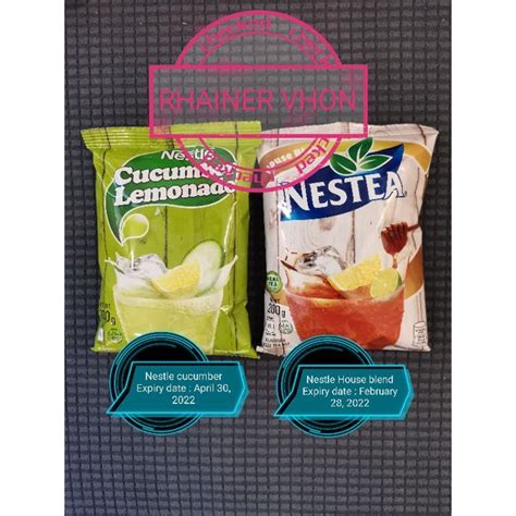 NESTLE NEW Packaging Cucumber Lemonade And Nestea House Blend Ice TEA