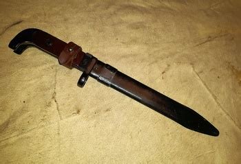 Bulgarian AK47 Type I Bayonet With Scabbard And Frog 1958 Collectors