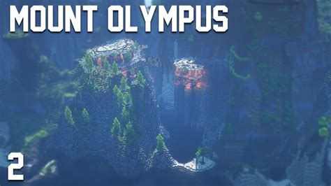 Minecraft Mount Olympus Build Landscaping 2 Youtube