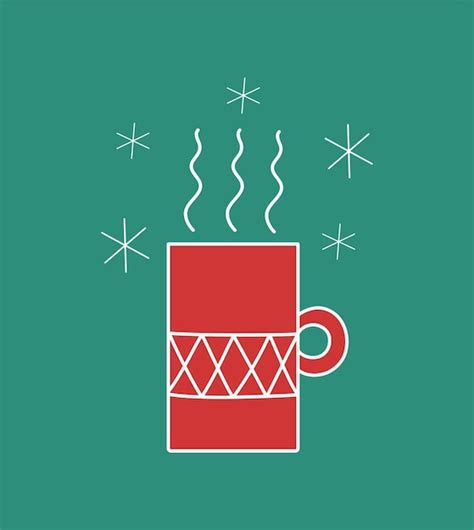 Premium Vector Red Mug