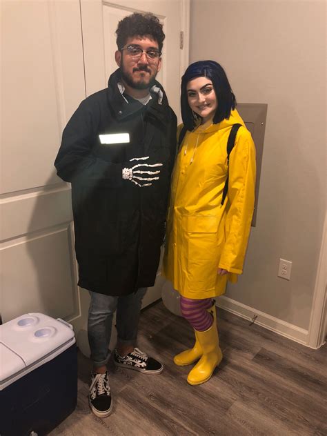 Coraline And Wybie Costumes Coraline Halloween Costume Couples