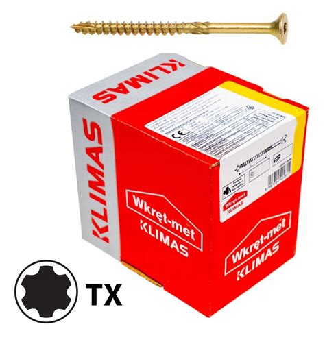 WKRĘTY CIESIELSKIE DO DREWNA 3 5x35 TORX 500szt KMWHT 35035 Cena