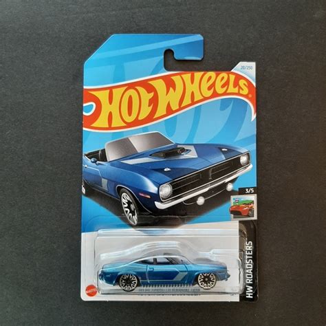 Mattel Other Plymouth Barracuda Hot Wheels Hw Roasters Collection Blue Muscle Car