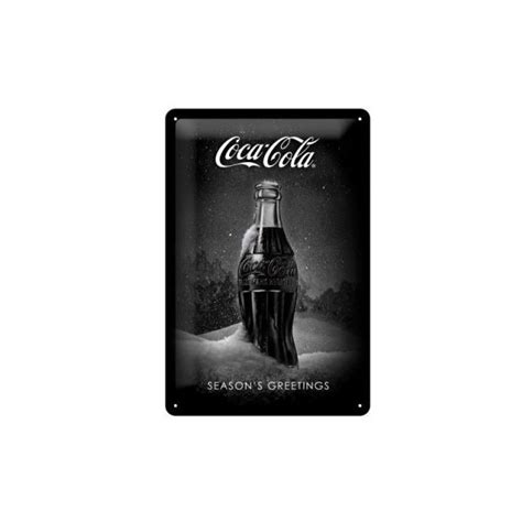 Placa Metal Nostalgic Art Coca Cola Negru EMAG Ro