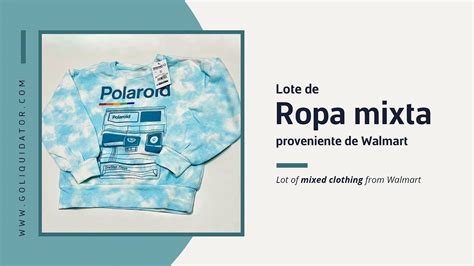 Lote De Ropa Mixta Proveniente De Walmart Lot Of Mixed Clothing From