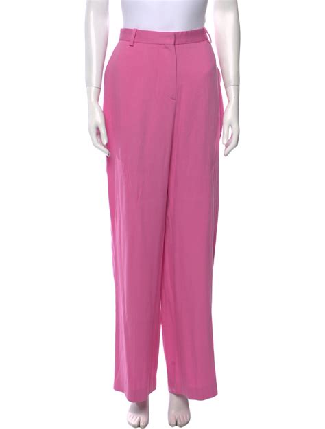 Maje Wide Leg Pants Pink 1325 Rise Pants Clothing W2m131407 The Realreal