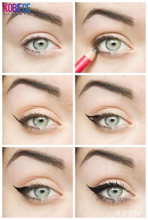 Ma A Lekcja Idealnie Narysowana Kreska Diy Makeup Eye Makeup