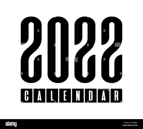 Calendario 2022 Vettori Vettoriali Foto E Immagini Stock In Bianco E