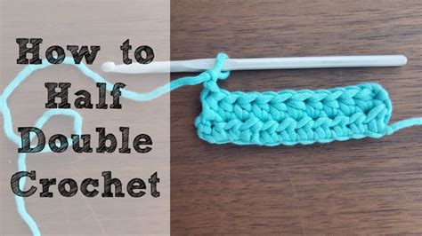 How To Crochet Left Handed Half Double Crochet Ep Youtube