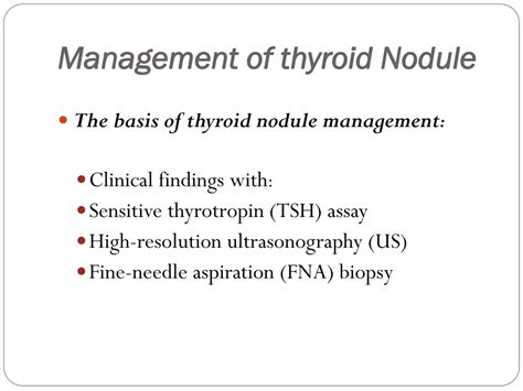 Ppt Clinical Approach To Thyroid Nodule Evaluation Powerpoint