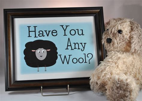 Have You Any Wool Nursery Art