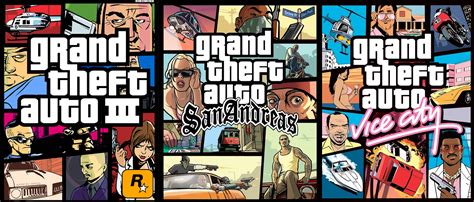 Remasters Of The GTA Trilogy GTA III San Andreas And Vice City