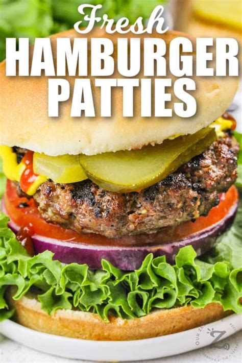 Hamburger Patties - Our Zesty Life