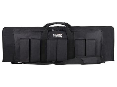 Midwayusa Pro Series Tactical Rifle Case 43 Pvc Coated Polyester Black