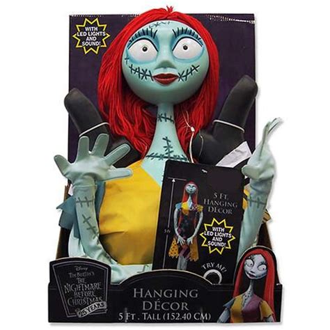 Nightmare Before Christmas Sally Hanging Decor 5 Ft Tall With LED