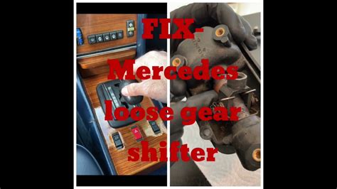 380sl Loose Gear Shift Fix Part 1 Of 3 Youtube