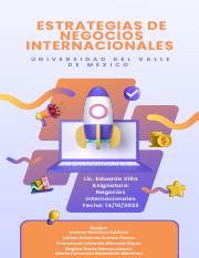 A5 EABR Pdf ESTRATEGIAS DE NEGOCIOS INTERNACIONALES U N I V E R S I D