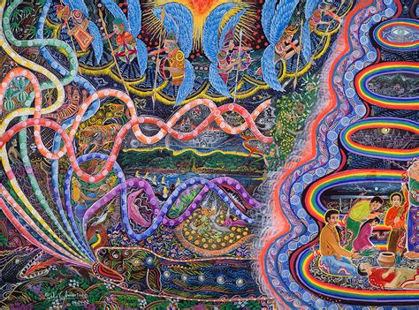 Ondas De La Ayahuasca Painting By Pablo Amaringo