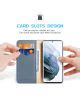 Dux Ducis Hivo Samsung Galaxy S22 Ultra Hoesje RFID Book Case Blauw