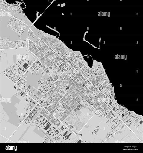 Map Of Cherkasy City Ukraine Urban Black And White Poster Road Map