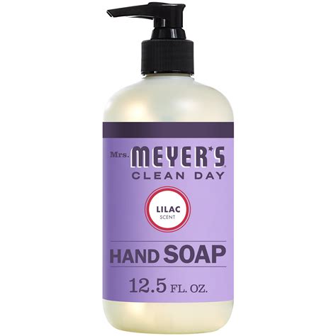 Mrs Meyer S Clean Day Liquid Hand Soap Lilac Fl Oz Walmart