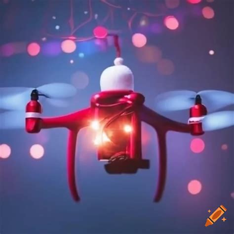 Regalo De Navidad Con Un Drone Dentro On Craiyon