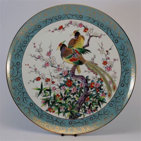 chinese decorative blue peacock plate – Katoomie