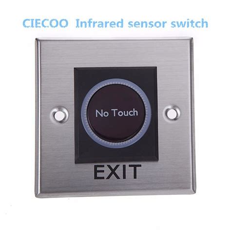 Infrared No Touch Contactless Door Release Exit Button Sensor Switch