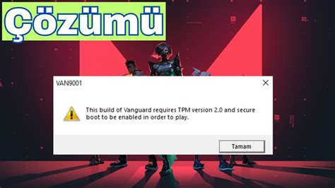 Valorant Secure Boot Hatas Z M Van Youtube