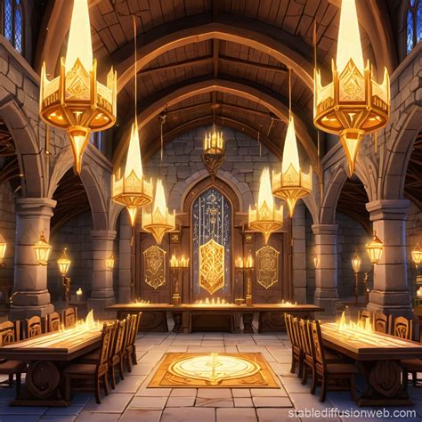 Medieval Fantasy Guild With Intricate Architecture Stable Diffusion