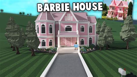 building BARBIE'S HOUSE in BLOXBURG - YouTube