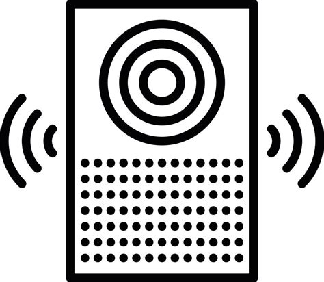 Smart Speaker Line Icon 14698319 Vector Art At Vecteezy