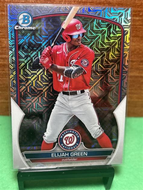 Elijah Green Mojo Chrome Refractor Bowman Mega Bcp Nationals